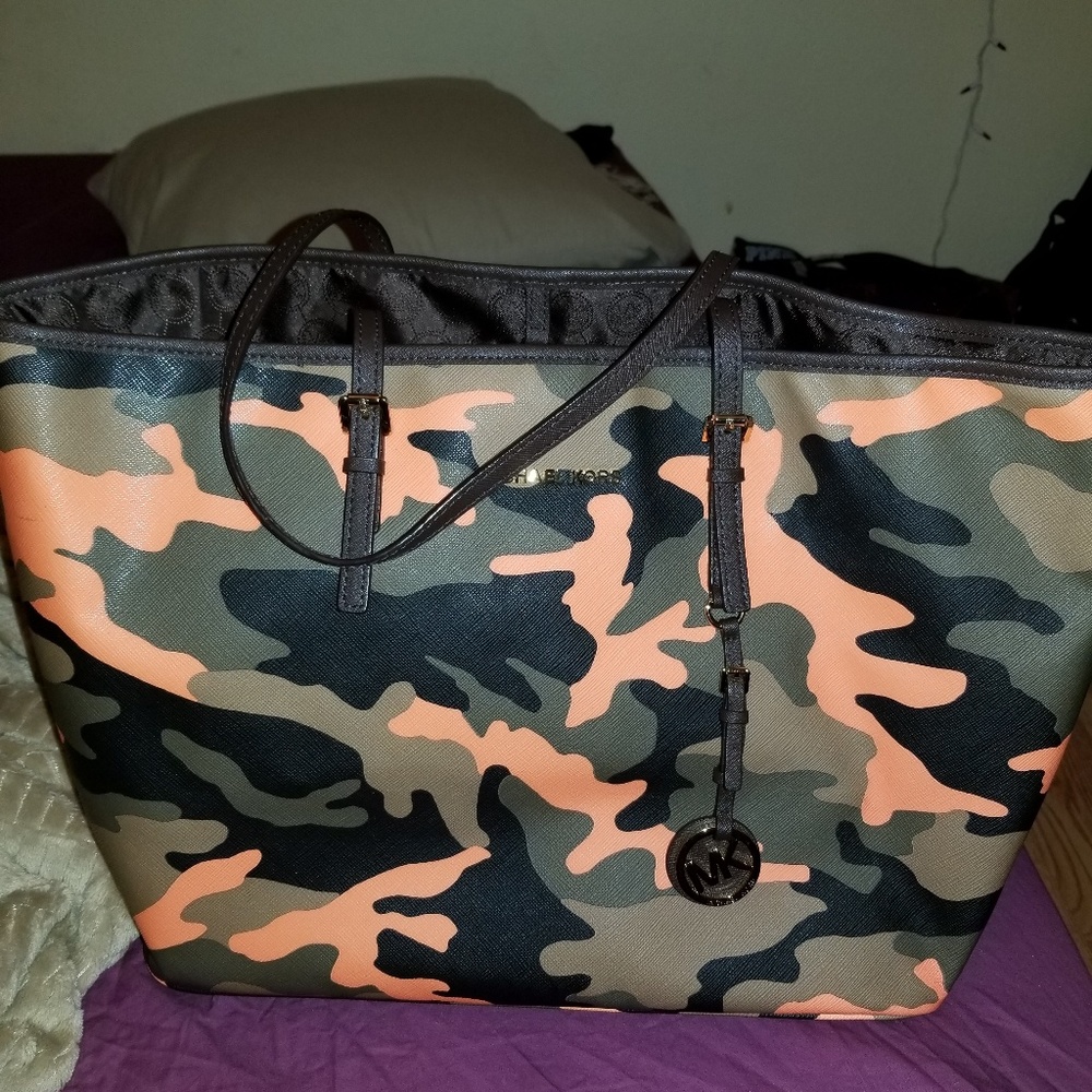 Michael Kors Large Camouflage Purse